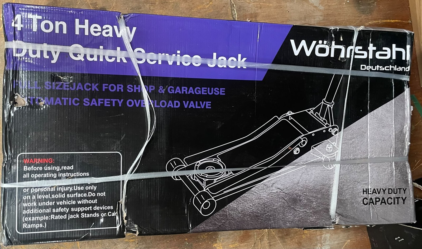 Wöhrstahl 4 Ton Heavy Duty Quick Service Jack